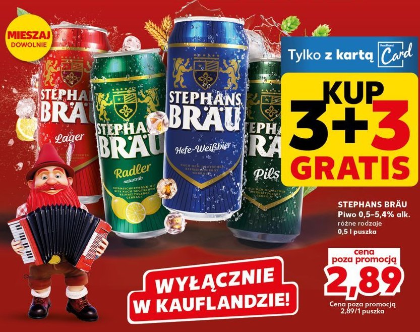 Piwo Stephans brau pils promocja