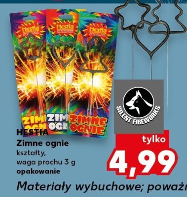 Zimne ognie kształty promocja w Kaufland