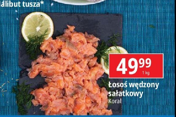 Łosoś sałatkowy wędzony Koral (graal) promocja