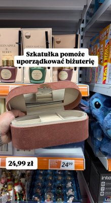 Szkatułka na biżuterię promocja w Action