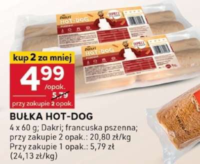 Bułka hot-dog promocja w Stokrotka