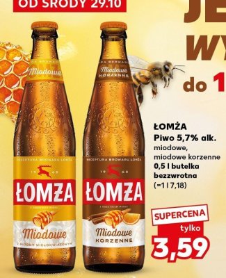 Piwo Miodowe Korzenne 0,5l   promocja w Kaufland