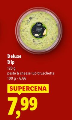 Dip Deluxe Dip 120g promocja w Lidl
