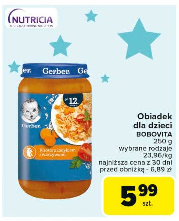 Obiadek risotto z indykiem i warzywami Gerber junior promocja