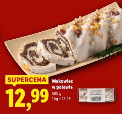 Makowiec w polewie promocja w Lidl