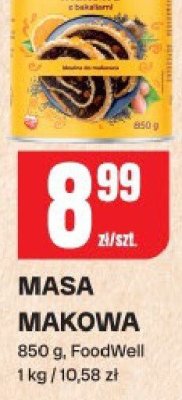 Masa makowa FoodWell promocja w Chorten