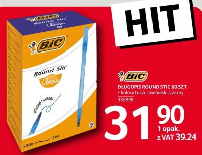 Długopis BIC Round Stic promocja w Selgros