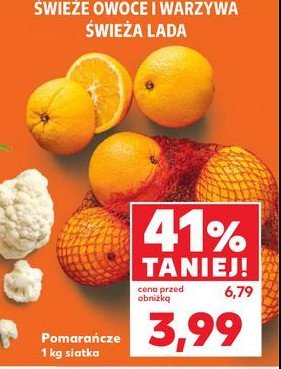 Pomarańcze promocja w Kaufland