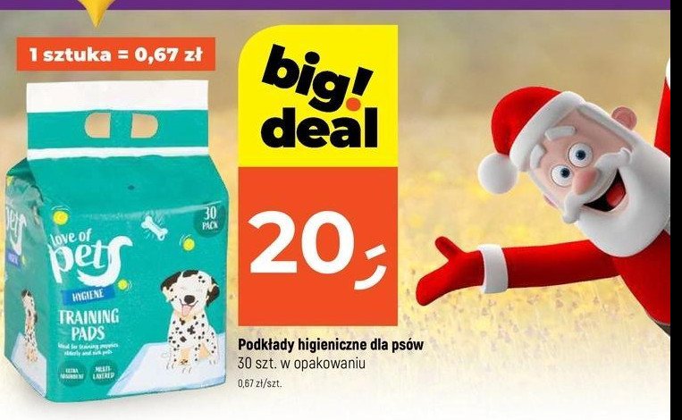 Podkłady higieniczne dla psów promocja w Dealz