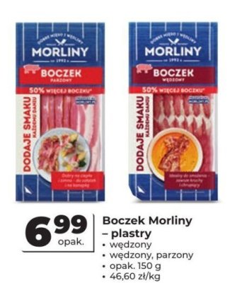 Boczek Morliny - plastry promocja w Odido