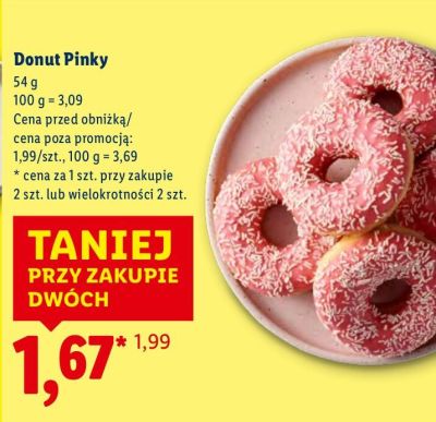 Donut Pinky promocja w Lidl