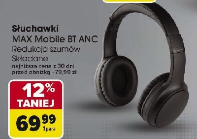 Słuchawki nauszne max mobile bt anc Tracer promocja