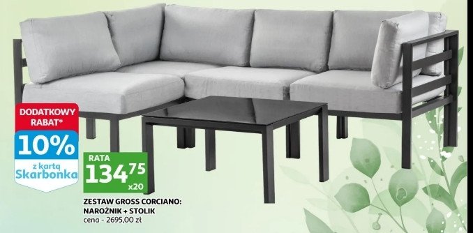 Zestaw gross corciano: naro偶nik + stolik promocja
