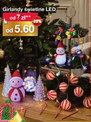 Girlandy świetlne LED promocja w Woolworth