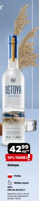 Wódka Ostoya promocja w Netto