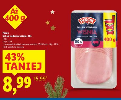 Schab wędzony wiśnia Pikok, XXL promocja w Lidl