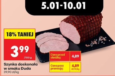 Szynka doskonała w smaku  promocja w Biedronka