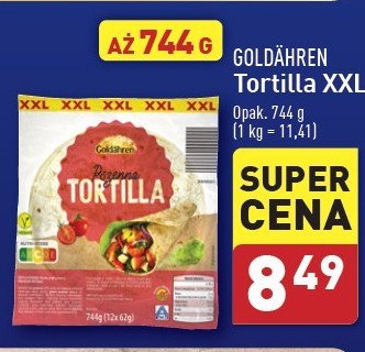 Tortilla xxl Goldahren promocja w Aldi