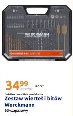 Zestaw wierteł i bitów  promocja w Action