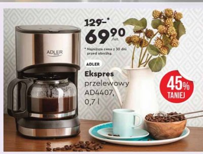 Ekspres przelewowy AD4407 promocja w Biedronka