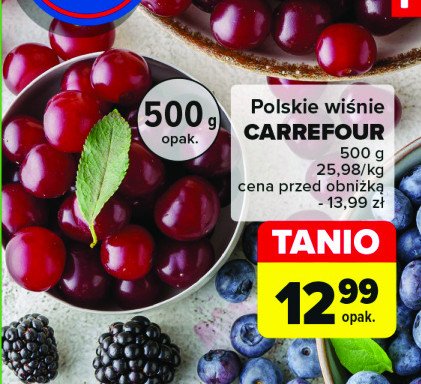 Wiśnie Carrefour promocja