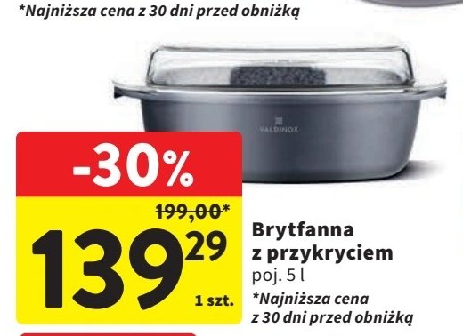 Brytfanna z pokrywką 5 l Valdinox promocja