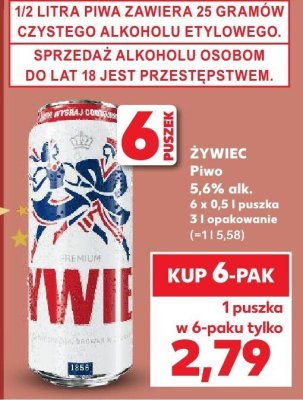 Piwo promocja w Kaufland