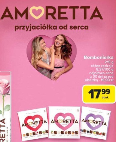 Bombonierka Mieszko amoretta promocja w Carrefour