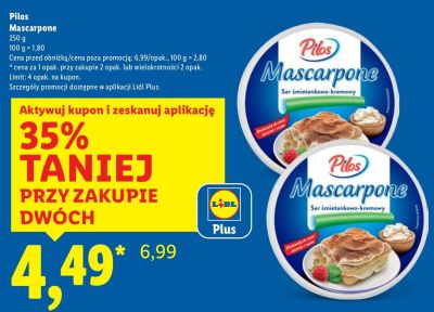 Ser Mascarpone promocja w Lidl
