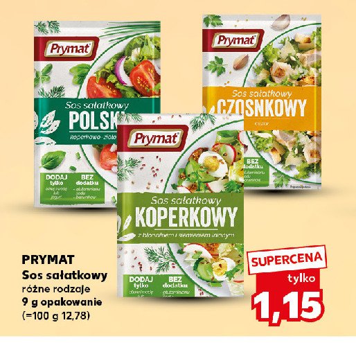 Sos sa艂atkowy czosnkowy Prymat promocja