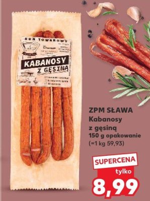 Kabanosy z gęsiną 100 g promocja w Kaufland