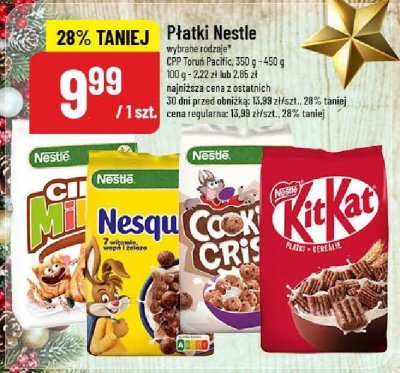 Płatki Nestle promocja w POLOmarket