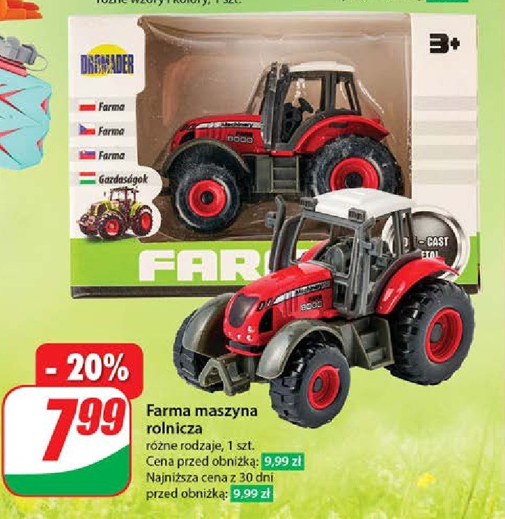 Mała farma - traktor Dromader promocja w Dino