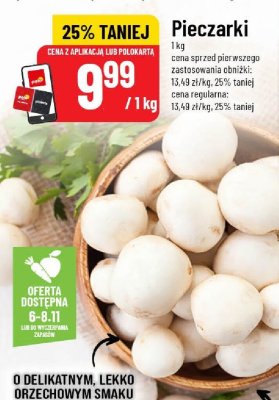 Pieczarki promocja w POLOmarket