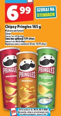 Chipsy Pringles 165 g promocja w TOPAZ