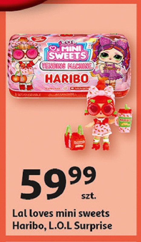 Zestaw laleczek z żelkami haribo LOL SURPRISE promocja