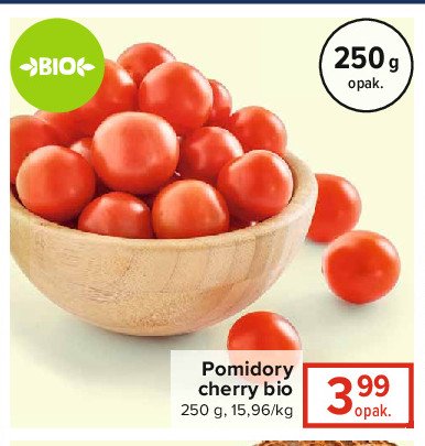 Pomidorki cherry bio promocja