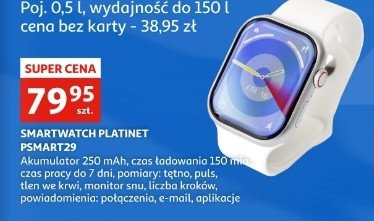 Smartwatch psmart29 Platinet promocja