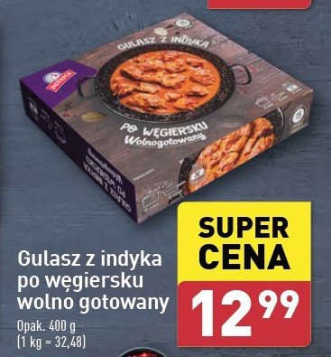 Gulasz z indyka po węgiersku Indykpol promocja w Aldi