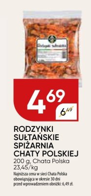 Rodzynki promocja w Chata Polska