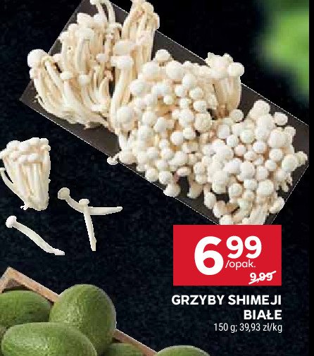 Grzyby shimeji białe promocja w Stokrotka