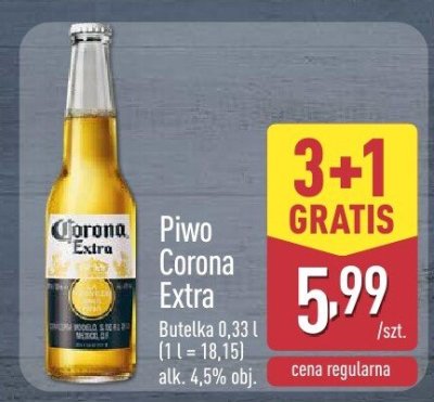 Piwo Corona Extra promocja w Aldi