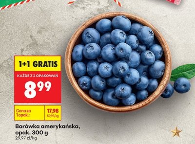 Borówka amerykańska promocja w Biedronka