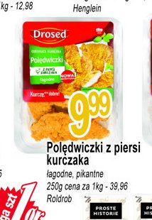 Polędwiczki z piersi kurczaka łagodne Drosed promocja