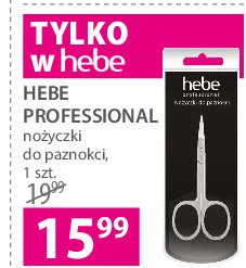 Nożyczki do paznokci Hebe professional promocja