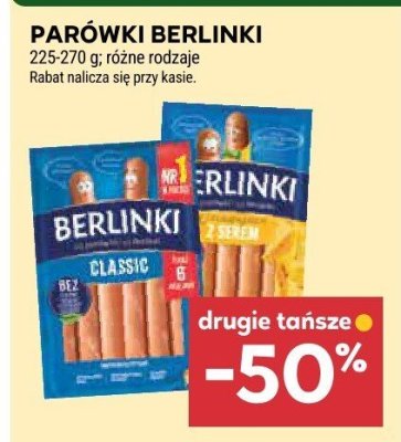 Parówki Berlinki promocja w Stokrotka