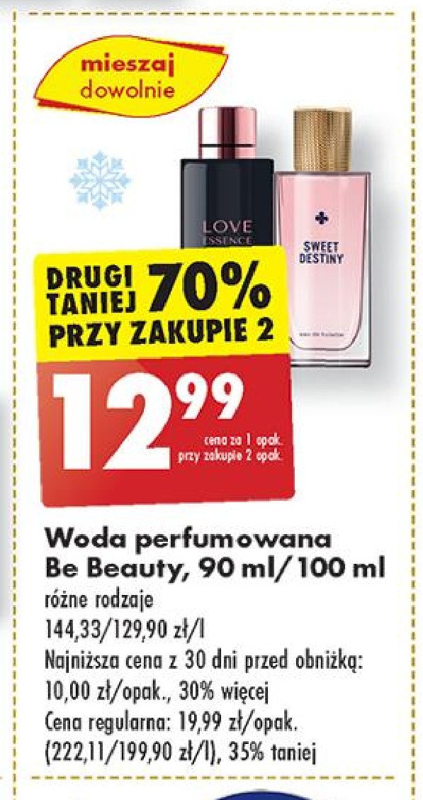 Woda perfumowana love essence Be beauty Be beauty care promocja