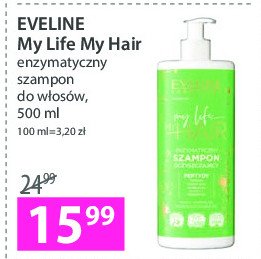 Enzymatyczny szampon do włosów peptydy EVELINE MY LIFE MY HAIR promocje