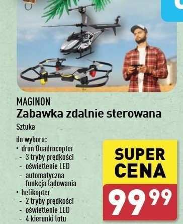 Dron quadrocopter promocja