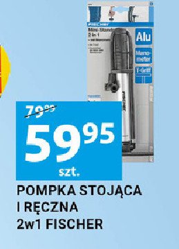 Pompka stoj膮ca i r臋czna 2w1 Fischer promocja